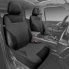 imageCAR PASS Car Seat Covers Full Sets Front ampamp Split Rear Bench for Car 3D Tyre Embossed Automotive Interior Covers Airbag Compatible Quick Setup Universal Fit Seat Covers for Car SUVCharcoalBlack and Charcoal