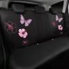 imageCAR PASS Embroidery Butterfly and Flower Car Floor Mats Pink Car Floor Mats Universal Fit 95 AutomotiveSUVSSedanVansfor Cute WomenGirlySet of 4 Black with PinkBlack Pink