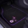 imageCAR PASS Embroidery Butterfly and Flower Car Floor Mats Pink Car Floor Mats Universal Fit 95 AutomotiveSUVSSedanVansfor Cute WomenGirlySet of 4 Black with PinkPurple Butterfly and Flower