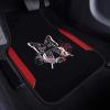 imageCAR PASS Embroidery Butterfly and Flower Car Floor Mats Pink Car Floor Mats Universal Fit 95 AutomotiveSUVSSedanVansfor Cute WomenGirlySet of 4 Black with PinkRed Butterfly