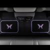 imageCAR PASS Embroidery Butterfly and Flower Car Floor Mats Pink Car Floor Mats Universal Fit 95 AutomotiveSUVSSedanVansfor Cute WomenGirlySet of 4 Black with PinkPurple Butterfly