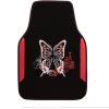 imageCAR PASS Embroidery Butterfly and Flower Car Floor Mats Pink Car Floor Mats Universal Fit 95 AutomotiveSUVSSedanVansfor Cute WomenGirlySet of 4 Black with PinkRed Butterfly