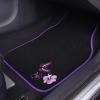 imageCAR PASS Embroidery Butterfly and Flower Car Floor Mats Pink Car Floor Mats Universal Fit 95 AutomotiveSUVSSedanVansfor Cute WomenGirlySet of 4 Black with PinkPurple Butterfly and Flower