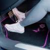 imageCAR PASS Embroidery Butterfly and Flower Car Floor Mats Pink Car Floor Mats Universal Fit 95 AutomotiveSUVSSedanVansfor Cute WomenGirlySet of 4 Black with PinkPink Butterfly and Flower