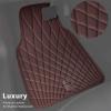 imageCAR PASS Faux Leather Floor Mats for Cars Luxury Waterproof All Weather Car Mats Full Set AntiSlip Deluxe Automotive Mats Universal Fit for Most SUVVansSedansTrucks 4 Piece All BlackBrown