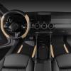 imageCAR PASS Faux Leather Steering Wheel Cover and Waterproof Car Floor MatsUniversal Car Combo Fit for 95 SedanSUVCars14515inch Sporty AntiSlip Safety Comfortable DesignAll BlackBeige