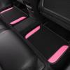 imageCAR PASS Faux Leather Steering Wheel Cover and Waterproof Car Floor MatsUniversal Car Combo Fit for 95 SedanSUVCars14515inch Sporty AntiSlip Safety Comfortable DesignAll BlackPink