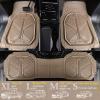 imageCAR PASS Heavy Duty Rubber Car Mats DeepDish Odorless Car Floor Mats All Weather Universal TrimtoFit for SUVs Trucks Sedans Waterproof AntiSlip 3 Pieces V12 BlackBeige