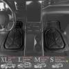 imageCAR PASS Heavy Duty Rubber Car Mats DeepDish Odorless Car Floor Mats All Weather Universal TrimtoFit for SUVs Trucks Sedans Waterproof AntiSlip 3 Pieces V12 BlackFront Only Black