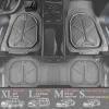 imageCAR PASS Heavy Duty Rubber Car Mats DeepDish Odorless Car Floor Mats All Weather Universal TrimtoFit for SUVs Trucks Sedans Waterproof AntiSlip 3 Pieces V12 BlackGray