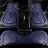 imageCAR PASS Heavy Duty Rubber Car Mats DeepDish Odorless Car Floor Mats All Weather Universal TrimtoFit for SUVs Trucks Sedans Waterproof AntiSlip 3 Pieces V12 BlackPurplish Blue