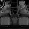 imageCAR PASS Heavy Duty Rubber Floor Mats 4Piece Pink Car Mats Full Set  Universal Waterproof Floor Mats for Car SUV Truck Durable All Weather Floor Mats AutomotiveCar Mats for WomenGirlyAll PinkAnthracite Gray
