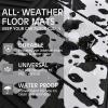 imageCAR PASS Heavy Duty Rubber Floor Mats 4Piece Pink Car Mats Full Set  Universal Waterproof Floor Mats for Car SUV Truck Durable All Weather Floor Mats AutomotiveCar Mats for WomenGirlyAll PinkCow Print