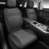 imageCAR PASS Leather Car Seat Covers ampamp Car Floor MatsUniversal Fit for SUV Sedan TruckMesh w 5m SpongeAirbag Compatible Automotive Interior Covers Full Sets Combo Set Black Charcoal GrayBlack and Gray