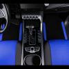 imageCAR PASS Leather Car Seat Covers ampamp Car Floor MatsUniversal Fit for SUV Sedan TruckMesh w 5m SpongeAirbag Compatible Automotive Interior Covers Full Sets Combo Set Black Charcoal GrayBlack and Blue