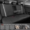 imageCAR PASS Leather Diamond Bling Car Seat Cover 2 Front Interior Sets Waterproof Universal Shining Glitter Crystal Sparkle Fit for 95 Automotive Truck SUV Cute Women Girl Black Silver RhinestoneSilver Diamond