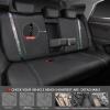 imageCAR PASS Leather Diamond Bling Car Seat Cover 2 Front Interior Sets Waterproof Universal Shining Glitter Crystal Sparkle Fit for 95 Automotive Truck SUV Cute Women Girl Black Silver RhinestoneMulticolor Diamond