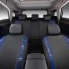 imageCAR PASS Leather Diamond Bling Car Seat Cover 2 Front Interior Sets Waterproof Universal Shining Glitter Crystal Sparkle Fit for 95 Automotive Truck SUV Cute Women Girl Black Silver RhinestoneBlue Diamond