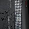 imageCAR PASS Leather Diamond Bling Car Seat Cover 2 Front Interior Sets Waterproof Universal Shining Glitter Crystal Sparkle Fit for 95 Automotive Truck SUV Cute Women Girl Black Silver RhinestoneSilver