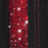imageCAR PASS Leather Diamond Bling Car Seat Cover 2 Front Interior Sets Waterproof Universal Shining Glitter Crystal Sparkle Fit for 95 Automotive Truck SUV Cute Women Girl Black Silver RhinestoneRed Oxford