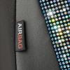 imageCAR PASS Leather Diamond Bling Car Seat Cover 2 Front Interior Sets Waterproof Universal Shining Glitter Crystal Sparkle Fit for 95 Automotive Truck SUV Cute Women Girl Black Silver RhinestoneColorful Diamond