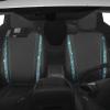imageCAR PASS Leather Diamond Bling Car Seat Cover 2 Front Interior Sets Waterproof Universal Shining Glitter Crystal Sparkle Fit for 95 Automotive Truck SUV Cute Women Girl Black Silver RhinestoneMint
