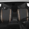 imageCAR PASS Leather Diamond Bling Car Seat Cover 2 Front Interior Sets Waterproof Universal Shining Glitter Crystal Sparkle Fit for 95 Automotive Truck SUV Cute Women Girl Black Silver RhinestoneGold