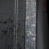 imageCAR PASS Leather Diamond Bling Car Seat Cover 2 Front Interior Sets Waterproof Universal Shining Glitter Crystal Sparkle Fit for 95 Automotive Truck SUV Cute Women Girl Black Silver RhinestoneSilver Diamond