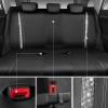 imageCAR PASS Leather Diamond Bling Car Seat Cover 2 Front Interior Sets Waterproof Universal Shining Glitter Crystal Sparkle Fit for 95 Automotive Truck SUV Cute Women Girl Black Silver RhinestoneSilver Diamond