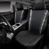 imageCAR PASS Leather Diamond Bling Car Seat Cover 2 Front Interior Sets Waterproof Universal Shining Glitter Crystal Sparkle Fit for 95 Automotive Truck SUV Cute Women Girl Black Silver RhinestoneMulticolor Diamond