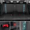 imageCAR PASS Leather Diamond Bling Car Seat Cover 2 Front Interior Sets Waterproof Universal Shining Glitter Crystal Sparkle Fit for 95 Automotive Truck SUV Cute Women Girl Black Silver RhinestoneMint Diamond