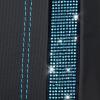 imageCAR PASS Leather Diamond Bling Car Seat Cover 2 Front Interior Sets Waterproof Universal Shining Glitter Crystal Sparkle Fit for 95 Automotive Truck SUV Cute Women Girl Black Silver RhinestoneMint