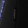 imageCAR PASS Leather Diamond Bling Car Seat Cover 2 Front Interior Sets Waterproof Universal Shining Glitter Crystal Sparkle Fit for 95 Automotive Truck SUV Cute Women Girl Black Silver RhinestoneBlue Oxford