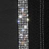imageCAR PASS Leather Diamond Bling Car Seat Cover 2 Front Interior Sets Waterproof Universal Shining Glitter Crystal Sparkle Fit for 95 Automotive Truck SUV Cute Women Girl Black Silver RhinestoneSilver Mesh