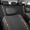 imageCAR PASS Leather Diamond Bling Car Seat Cover 2 Front Interior Sets Waterproof Universal Shining Glitter Crystal Sparkle Fit for 95 Automotive Truck SUV Cute Women Girl Black Silver RhinestoneChampagne Gold Diamond
