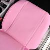 imageCAR PASS Leather Diamond Bling Car Seat Cover 2 Front Interior Sets Waterproof Universal Shining Glitter Crystal Sparkle Fit for 95 Automotive Truck SUV Cute Women Girl Black Silver RhinestonePink leather