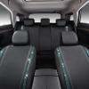 imageCAR PASS Leather Diamond Bling Car Seat Cover 2 Front Interior Sets Waterproof Universal Shining Glitter Crystal Sparkle Fit for 95 Automotive Truck SUV Cute Women Girl Black Silver RhinestoneMint Diamond