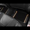 imageCAR PASS Leather Steering Wheel Cover and Waterproof Car Floor MatsMicrofiber Universal Car Combo Fit for 95 SedanSUVCars14515inch Sporty AntiSlip Safety Comfortable DesignCarbon Fiber BlackBlackBeige