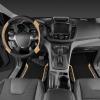 imageCAR PASS Leather Steering Wheel Cover and Waterproof Car Floor MatsMicrofiber Universal Car Combo Fit for 95 SedanSUVCars14515inch Sporty AntiSlip Safety Comfortable DesignCarbon Fiber BlackBlackBeige