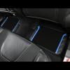 imageCAR PASS Leather Steering Wheel Cover and Waterproof Car Floor MatsMicrofiber Universal Car Combo Fit for 95 SedanSUVCars14515inch Sporty AntiSlip Safety Comfortable DesignCarbon Fiber BlackBlackBlue