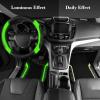 imageCAR PASS Leather Steering Wheel Cover and Waterproof Car Floor MatsMicrofiber Universal Car Combo Fit for 95 SedanSUVCars14515inch Sporty AntiSlip Safety Comfortable DesignCarbon Fiber BlackBlackFluorescence Green