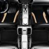 imageCAR PASS Leather Waterproof Sporty Car Floor Mats CarpetUniversal Automotive Floor Mat Fit for Sedans Cars Mid Trucks Vans SUV Set of 4 Black and GrayBlack and Beige