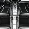 imageCAR PASS Leather Waterproof Sporty Car Floor Mats CarpetUniversal Automotive Floor Mat Fit for Sedans Cars Mid Trucks Vans SUV Set of 4 Black and GrayGray