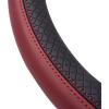 imageCAR PASS Line Rider Microfiber Leather Sporty Steering Wheel Cover Universal Fits for 95 TruckSUVCars14515inch AntiSlip Safety Comfortable Desgin BlackGrayBlack and Burgundy