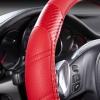 imageCAR PASS Line Rider Microfiber Leather Sporty Steering Wheel Cover Universal Fits for 95 TruckSUVCars14515inch AntiSlip Safety Comfortable Desgin BlackGrayRedCarbon Fiber