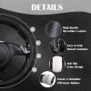 imageCAR PASS Line Rider Microfiber Leather Sporty Steering Wheel Cover Universal Fits for 95 TruckSUVCars14515inch AntiSlip Safety Comfortable Desgin BlackGrayBlackCarbon Fiber