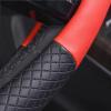 imageCAR PASS Line Rider Microfiber Leather Sporty Steering Wheel Cover Universal Fits for 95 TruckSUVCars14515inch AntiSlip Safety Comfortable Desgin BlackGrayBlack and Red