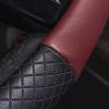 imageCAR PASS Line Rider Microfiber Leather Sporty Steering Wheel Cover Universal Fits for 95 TruckSUVCars14515inch AntiSlip Safety Comfortable Desgin BlackGrayBlack and Burgundy