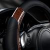 imageCAR PASS Line Rider Microfiber Leather Sporty Steering Wheel Cover Universal Fits for 95 TruckSUVCars14515inch AntiSlip Safety Comfortable Desgin BlackGrayBlack Wood Grain