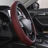 imageCAR PASS Line Rider Microfiber Leather Sporty Steering Wheel Cover Universal Fits for 95 TruckSUVCars14515inch AntiSlip Safety Comfortable Desgin BlackGrayBlack and Burgundy